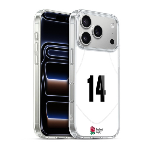 England Rugby Union 2020/21 Players Home Kit Position 14 Soft Gel Case for Apple iPhone 17 Pro