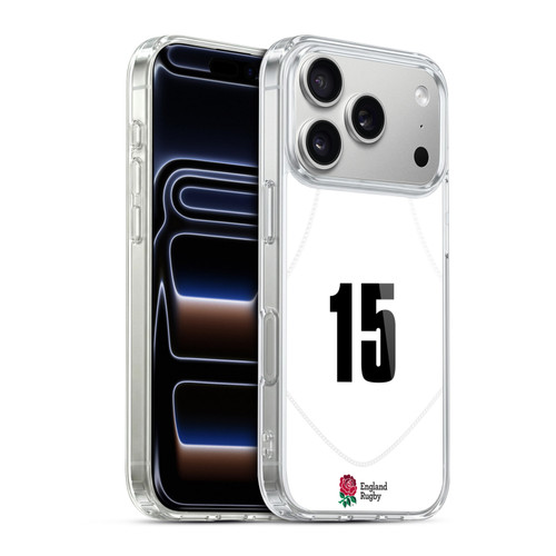 England Rugby Union 2020/21 Players Home Kit Position 15 Soft Gel Case for Apple iPhone 17 Pro