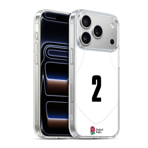 England Rugby Union 2020/21 Players Home Kit Position 2 Soft Gel Case for Apple iPhone 17 Pro