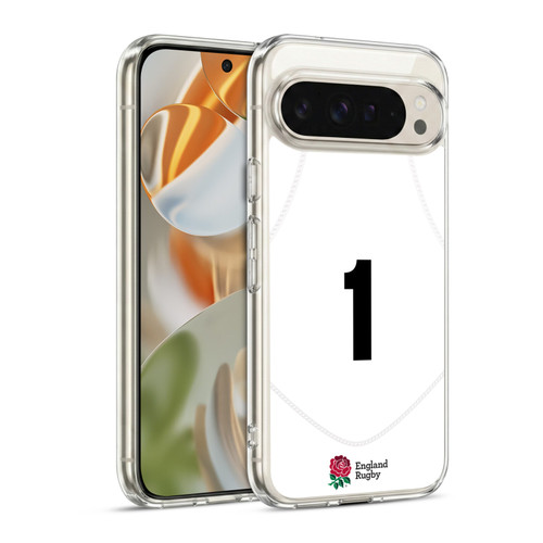 England Rugby Union 2020/21 Players Home Kit Position 1 Soft Gel Case for Google Pixel 9 / Pixel 9 Pro