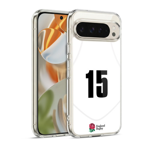 England Rugby Union 2020/21 Players Home Kit Position 15 Soft Gel Case for Google Pixel 9 / Pixel 9 Pro