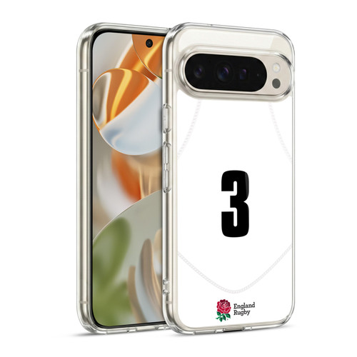 England Rugby Union 2020/21 Players Home Kit Position 3 Soft Gel Case for Google Pixel 9 / Pixel 9 Pro