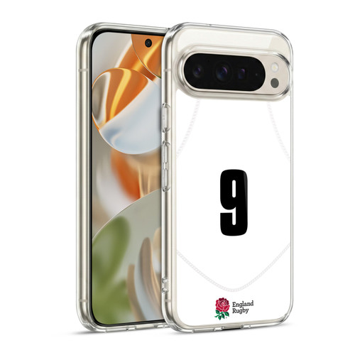 England Rugby Union 2020/21 Players Home Kit Position 9 Soft Gel Case for Google Pixel 9 / Pixel 9 Pro