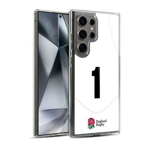 England Rugby Union 2020/21 Players Home Kit Position 1 Soft Gel Case for Samsung Galaxy S24 Ultra 5G & MagSafe