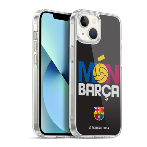 FC Barcelona Campions Mon Barca Soft Gel Case for Apple iPhone 13