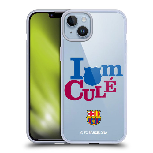 FC Barcelona Campions I'M A Cule Soft Gel Case for Apple iPhone 14 Plus & MagSafe
