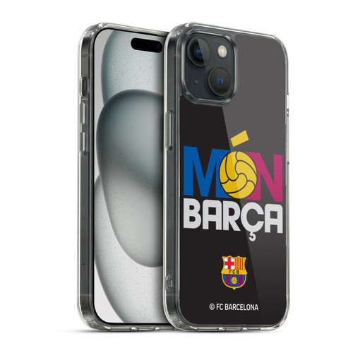 FC Barcelona Campions Mon Barca Soft Gel Case for Apple iPhone 15 & MagSafe