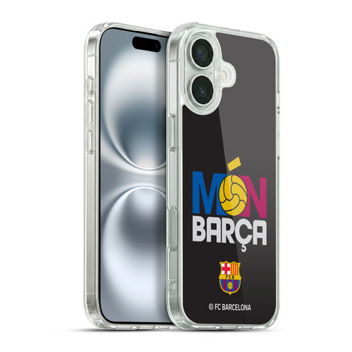 FC Barcelona Campions Mon Barca Soft Gel Case for Apple iPhone 16 Plus & MagSafe
