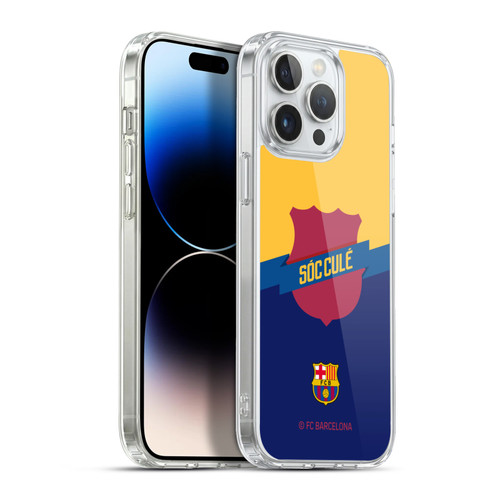 FC Barcelona Culé  Badge Soft Gel Case for Apple iPhone 13 Pro Max & MagSafe