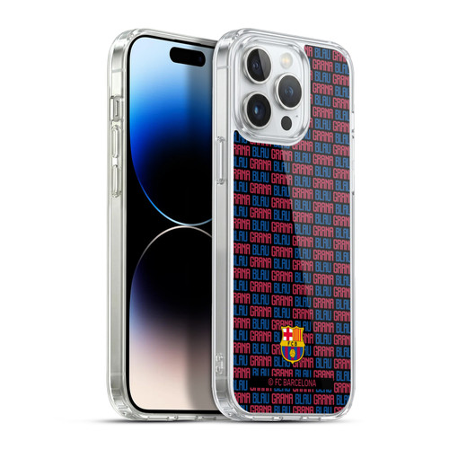 FC Barcelona Culé  Blaugrana Soft Gel Case for Apple iPhone 13 Pro Max & MagSafe