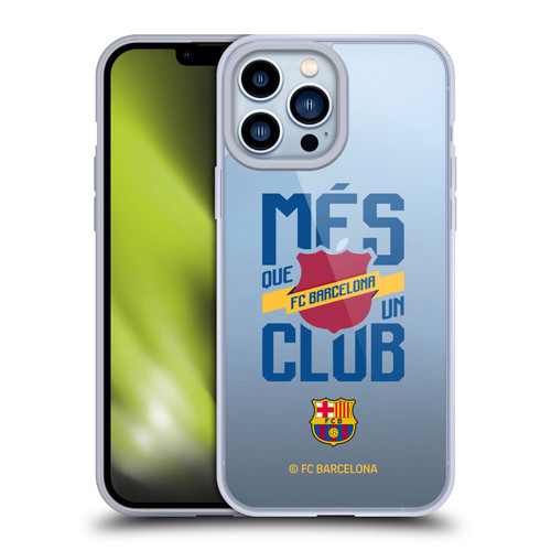 FC Barcelona Culé  Més Que Un Club Soft Gel Case for Apple iPhone 13 Pro Max & MagSafe