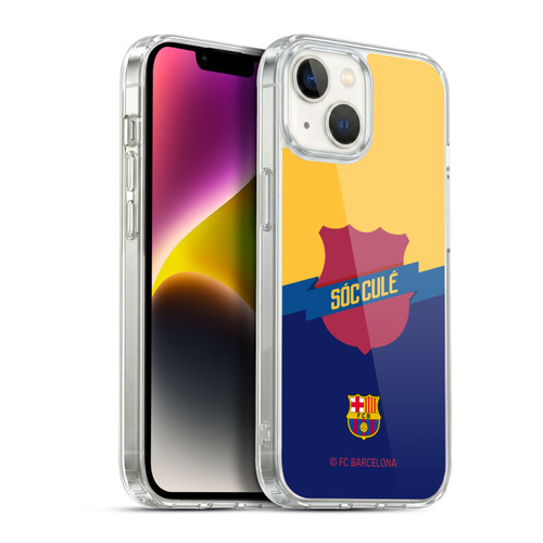 FC Barcelona Culé  Badge Soft Gel Case for Apple iPhone 14