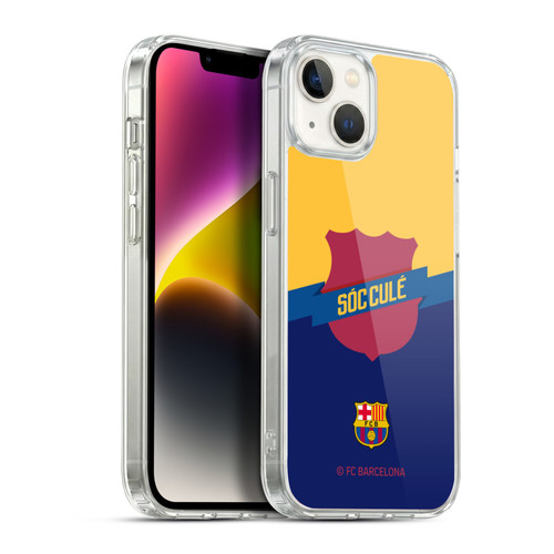 FC Barcelona Culé  Badge Soft Gel Case for Apple iPhone 14 Plus & MagSafe