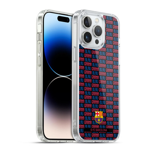 FC Barcelona Culé  Blaugrana Soft Gel Case for Apple iPhone 14 Pro Max & MagSafe