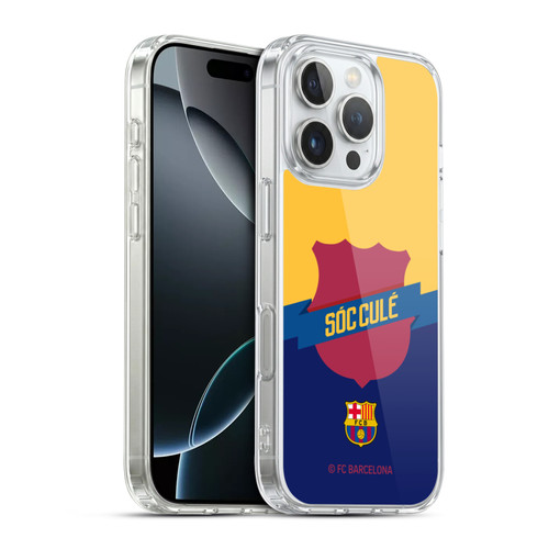 FC Barcelona Culé  Badge Soft Gel Case for Apple iPhone 16 Pro & MagSafe