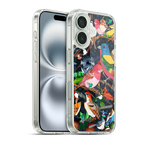 Suzan Lind Birds Medley 1 Soft Gel Case for Apple iPhone 16 & MagSafe