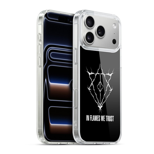 In Flames Metal Grunge Jesterhead Logo Soft Gel Case for Apple iPhone 17 Pro Max