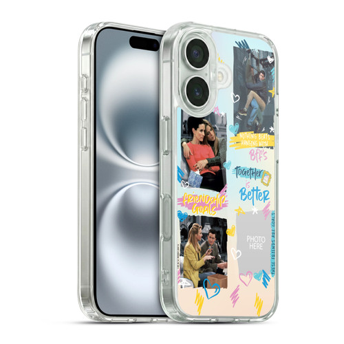 Custom Customised Personalised Friends TV Show Art Friendship Goals Soft Gel Case for Apple iPhone 16 & MagSafe