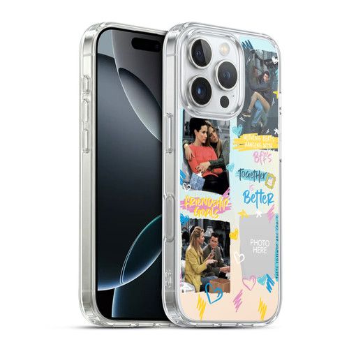 Custom Customised Personalised Friends TV Show Art Friendship Goals Soft Gel Case for Apple iPhone 16 Pro & MagSafe