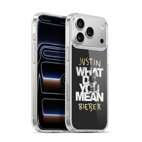 Justin Bieber Purpose B&w What Do You Mean Typography Soft Gel Case for Apple iPhone 17 Pro Max