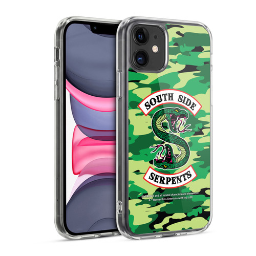 Riverdale South Side Serpents Camouflage Logo Soft Gel Case for Apple iPhone 11
