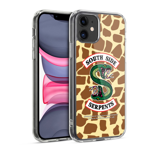 Riverdale South Side Serpents Giraffe Logo Soft Gel Case for Apple iPhone 11