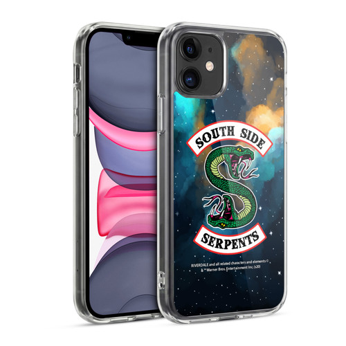 Riverdale South Side Serpents Nebula Logo 2 Soft Gel Case for Apple iPhone 11