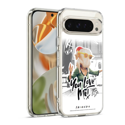 Friends TV Show Doodle Art You Love Me Soft Gel Case for Google Pixel 9 / Pixel 9 Pro