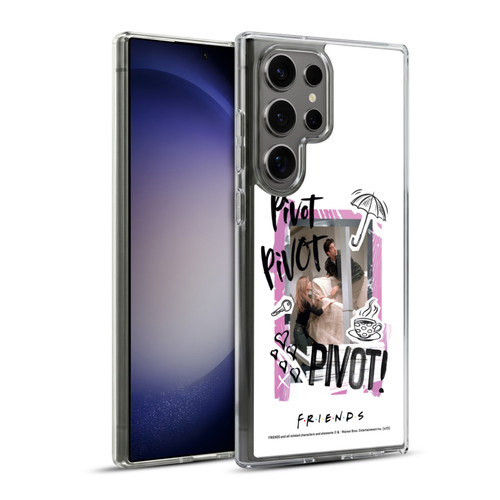 Friends TV Show Doodle Art Pivot Soft Gel Case for Samsung Galaxy S23 Ultra 5G & MagSafe