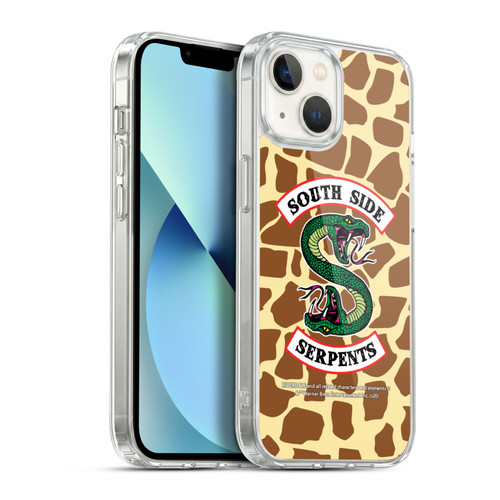 Riverdale South Side Serpents Giraffe Logo Soft Gel Case for Apple iPhone 13