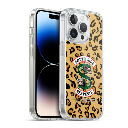 Riverdale South Side Serpents Leopard Logo Soft Gel Case for Apple iPhone 13 Pro & MagSafe
