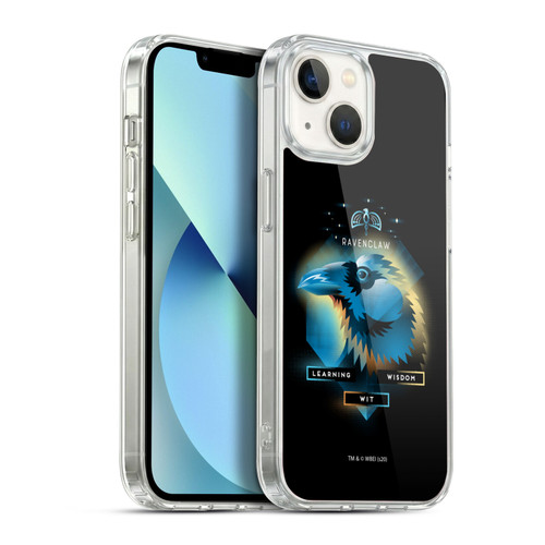 Harry Potter Deathly Hallows XIX Ravenclaw Soft Gel Case for Apple iPhone 13
