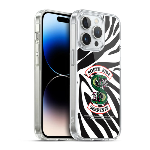 Riverdale South Side Serpents Zebra Logo Soft Gel Case for Apple iPhone 13 Pro & MagSafe