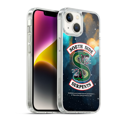 Riverdale South Side Serpents Nebula Logo 2 Soft Gel Case for Apple iPhone 14