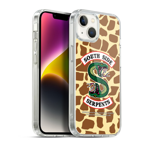 Riverdale South Side Serpents Giraffe Logo Soft Gel Case for Apple iPhone 14 Plus & MagSafe