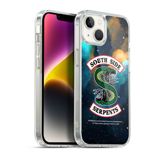 Riverdale South Side Serpents Nebula Logo 2 Soft Gel Case for Apple iPhone 14 Plus & MagSafe