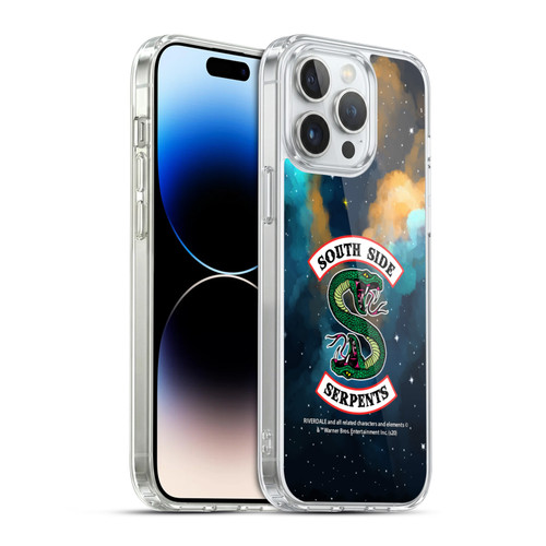 Riverdale South Side Serpents Nebula Logo 2 Soft Gel Case for Apple iPhone 14 Pro Max & MagSafe