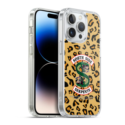 Riverdale South Side Serpents Leopard Logo Soft Gel Case for Apple iPhone 14 Pro & MagSafe