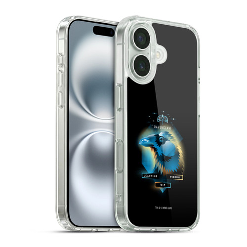 Harry Potter Deathly Hallows XIX Ravenclaw Soft Gel Case for Apple iPhone 16 & MagSafe