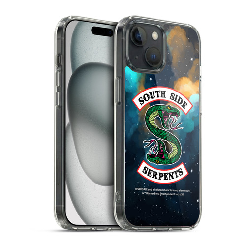 Riverdale South Side Serpents Nebula Logo 2 Soft Gel Case for Apple iPhone 15 & MagSafe