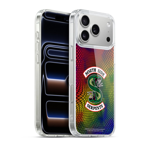 Riverdale South Side Serpents Snake Skin Print Logo Soft Gel Case for Apple iPhone 17 Pro Max