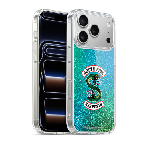 Riverdale South Side Serpents Glitter Print Logo Soft Gel Case for Apple iPhone 17 Pro