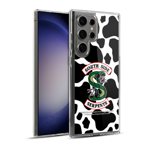 Riverdale South Side Serpents Cow Logo Soft Gel Case for Samsung Galaxy S23 Ultra 5G & MagSafe