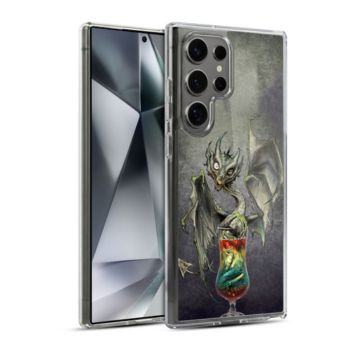 Stanley Morrison Dragons Green Zombie Drink Soft Gel Case for Samsung Galaxy S24 Ultra 5G & MagSafe