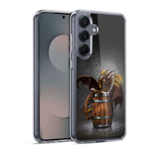Stanley Morrison Dragons Barley Beer in Barrel Mug Soft Gel Case for Samsung Galaxy S25 & MagSafe