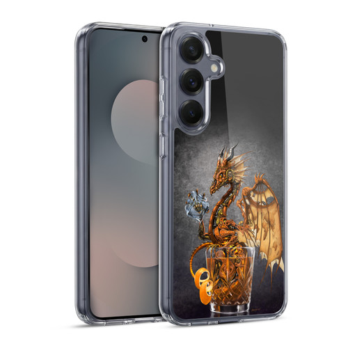 Stanley Morrison Dragons Gold Steampunk Drink Soft Gel Case for Samsung Galaxy S25 & MagSafe