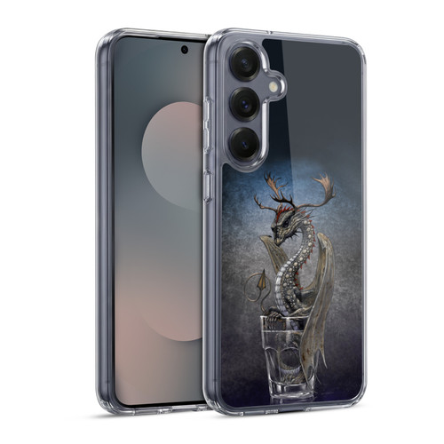 Stanley Morrison Dragons Vodka Drink Glass Soft Gel Case for Samsung Galaxy S25 & MagSafe