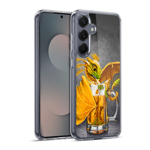 Stanley Morrison Dragons Amber Beer Drink In Mug Soft Gel Case for Samsung Galaxy S25+ & MagSafe