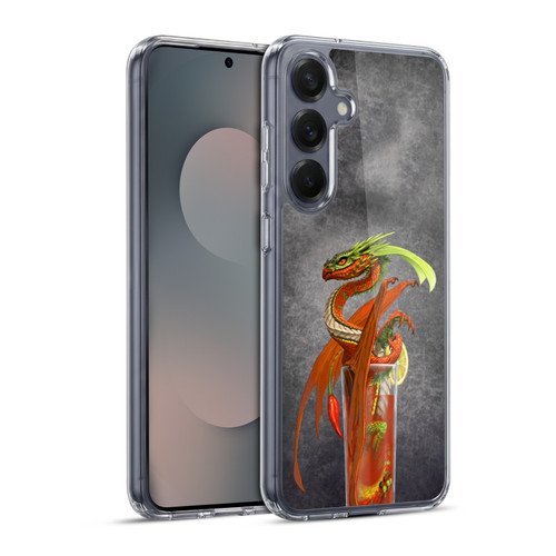 Stanley Morrison Dragons Red Tomato Bloody Mary Soft Gel Case for Samsung Galaxy S25+ & MagSafe