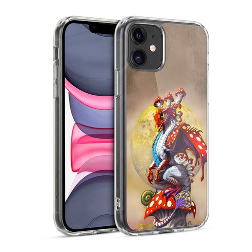Stanley Morrison Dragons 3 Mushroom Garden Soft Gel Case for Apple iPhone 11